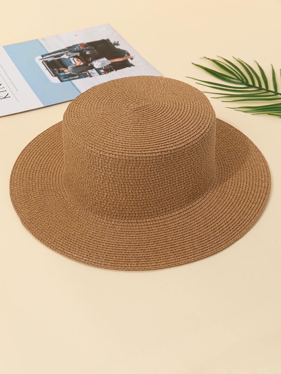 1 Mũ Rơm Phong Cách Boho Cho Nam Cho Mùa Hè - Màu Khaki - Xem 1