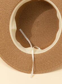 1 Mũ Rơm Phong Cách Boho Cho Nam Cho Mùa Hè - Màu Khaki - Xem 4