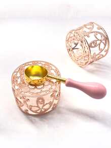 1入組鏤空蠟封爐 - 玫瑰金 - 查看 4
