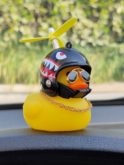 1入組小鴨裝扮：戴頭盔帶風扇