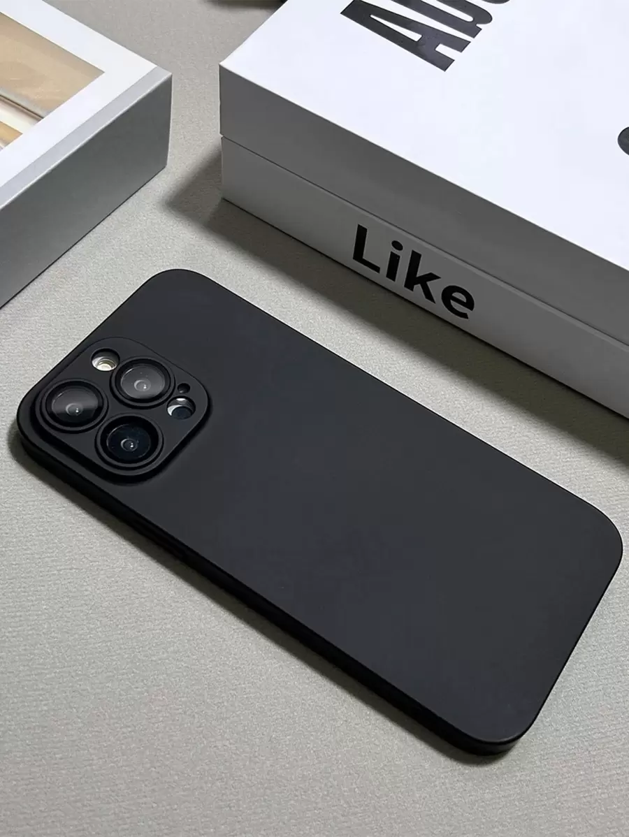 Solid Phone Case - Black - View 1