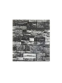 Panel de pared 3D con patrón de ladrillo de 5 piezas, pegatina de azulejo de pared blanca para decoración del hogar - Blanco - View 3