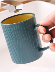 1 vaso de plástico para hacer gárgaras, vaso de baño azul marino para el hogar - Azul Marino - Ver 2