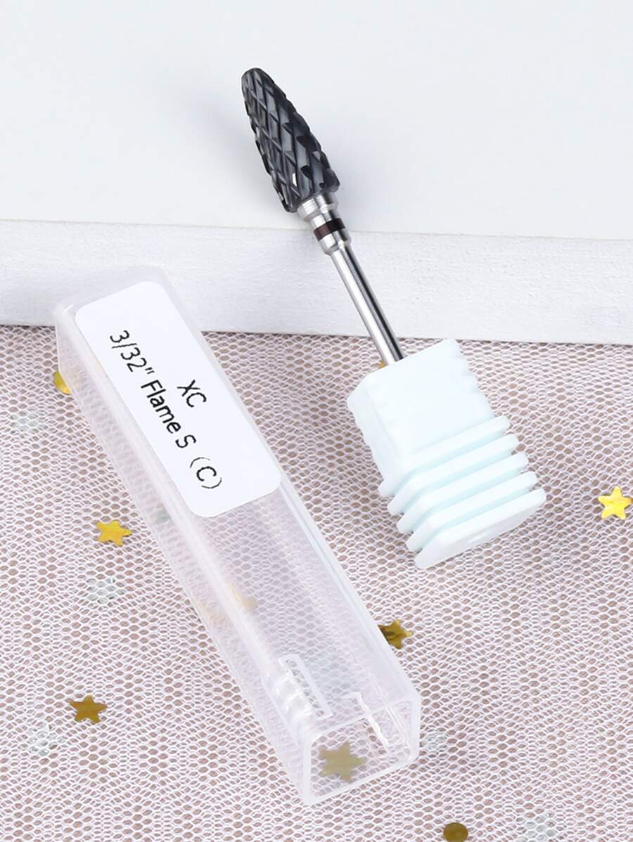 指甲鑽頭，用於指甲鑽E銼刀1入組金屬指甲鑽頭，用於丙烯酸凝膠指甲鑽頭美甲修腳去除工具，用於丙烯酸指甲凝膠快速去除沙龍家庭指甲護理用品 - 彩色 - 查看 1