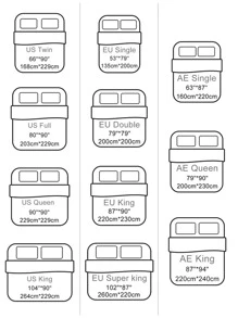 3入組/套花卉圖案被套1入組被套2入組枕套現代滌綸家居床上用品套裝 - 彩色 - 查看 5