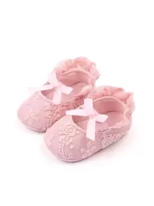 Ballerine Mary Jane con decorazione a fiocco per bambini