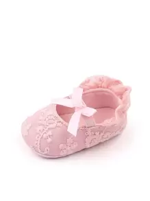 Ballerine Mary Jane con decorazione a fiocco per bambini