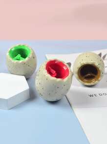 1入組恐龍蛋擠壓玩具用於緩解壓力創意捏玩具 - 棕色 - 查看 2