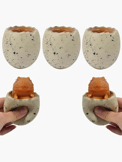 1入組恐龍蛋擠壓玩具用於緩解壓力創意捏玩具