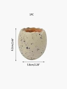 1入組恐龍蛋擠壓玩具用於緩解壓力創意捏玩具 - 棕色 - 查看 3