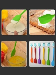 1入組紫色不粘鍋鏟，廚房用矽膠耐熱勺子 - 紫色 - 查看 5