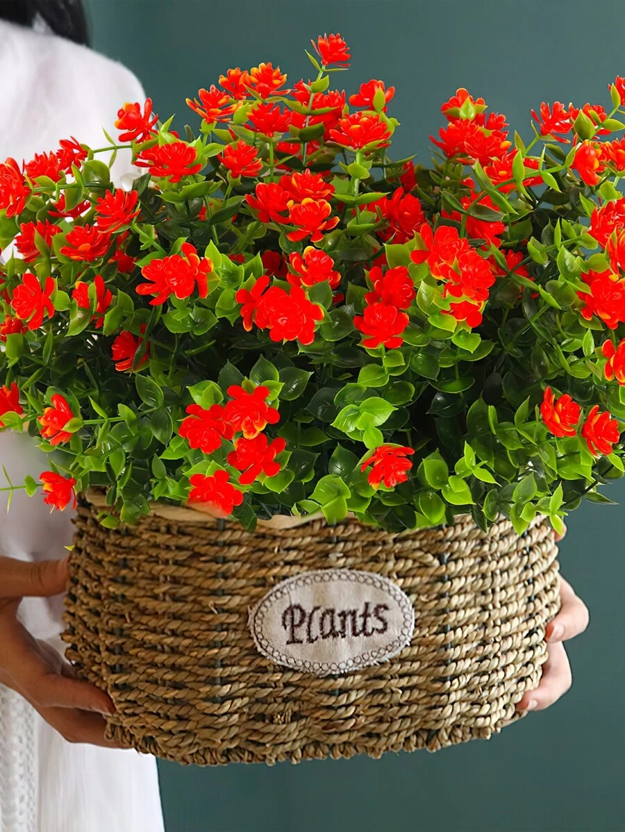 1入组塑料人造米蘭花現代家居裝飾人造植物 - 彩色 - 查看 1