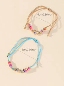 Gói 12 Chi tiết Mắt Ác Vòng tay Hamsa Charm - Nhiều màu - Xem 3