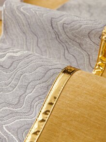 Bọc ghế sofa sang trọng mềm mại 1 mảnh, bọc ghế sofa co giãn polyester cho gia đình - Màu vàng - Xem 5