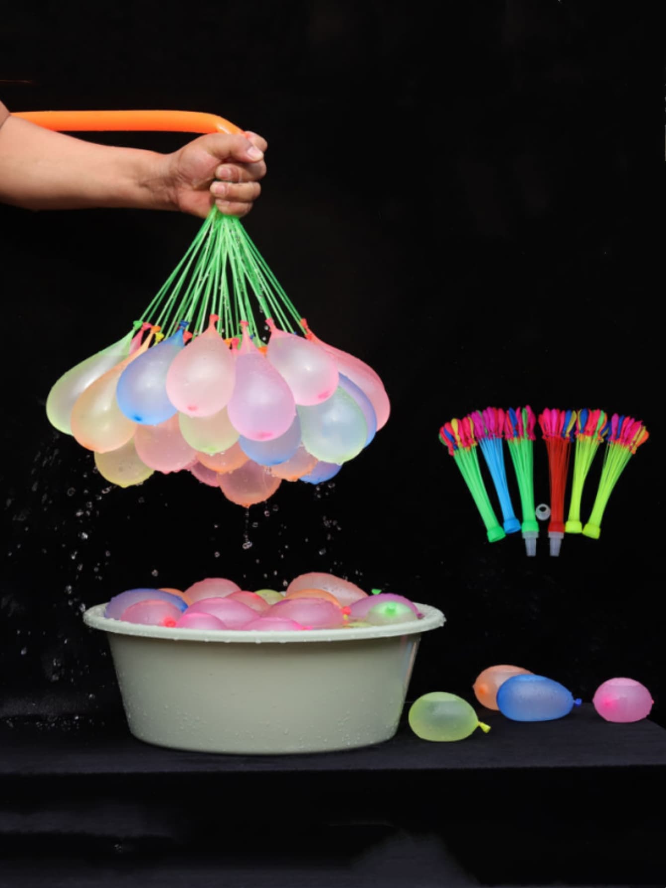 111 piezas Globo de agua de colores agua creativo para fiesta - Multicolor - Ver 1