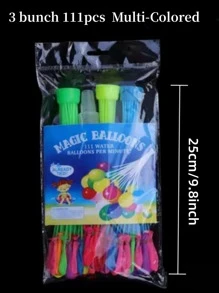 111 piezas Globo de agua de colores agua creativo para fiesta - Multicolor - Ver 3
