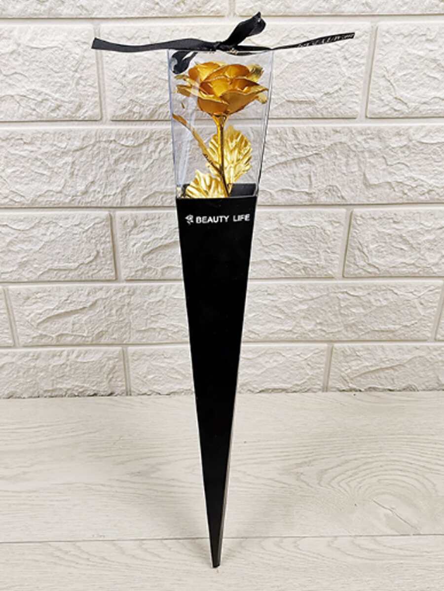 1 Vàng Hoa Hồng Nhân Tạo Thân, Lãng Mạn Hoa Giả Cho Ngày Của Mẹ, Đảng Tốt Nghiệp Đảng Quà Tặng - Nhiều màu - Xem 1