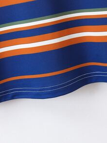 Toddler Boys Striped Print Tee - Multicolor - View 3