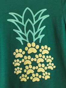 Toddler Boys Cartoon Graphic Tee - Green - View 4