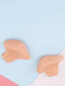 1雙透氣矽膠腳跟保護器和適用於休閒鞋