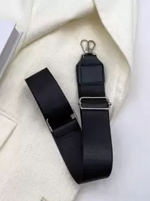 黑色通用斜挎单肩背包替换宽包肩带配件可调节便携包配件时尚耐用适合新手和白领人士适合少女女士大学生包袋礼物学校用品教师礼物返校教师配件 - 黑色 - 查看 2