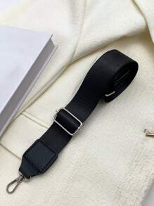 黑色通用斜挎单肩背包替换宽包肩带配件可调节便携包配件时尚耐用适合新手和白领人士适合少女女士大学生包袋礼物学校用品教师礼物返校教师配件 - 黑色 - 查看 6