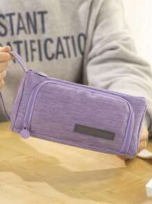 1入組多層筆袋 - 紫色 - 查看 2