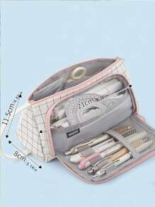 1入組多層筆袋 - 紫色 - 查看 3