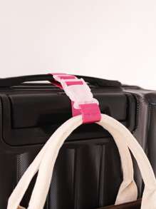 2pcs Adjustable Luggage Strap Pink For Travel Suitcase Buckle Straps,Travel Belt for Adding a Bag,for Connecting Luggage,Make Your Hands Free,Easy to Carry Your Extra Bags,For Women Men Luggage Belt Luggage Packaging Strap Luggage Rope With Buckle For Travel Flight Business Trip Holiday For Suitcase Luggage Case Backpack Duffle Bag - Multicolor - View 5