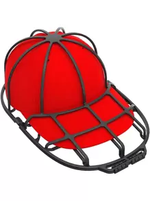 1 pieza estante de protección para ropa con tapa antideformación, soporte de tapa de plástico negro, para el hogar - Negro - Ver 1