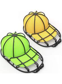 1 pieza estante de protección para ropa con tapa antideformación, soporte de tapa de plástico negro, para el hogar - Negro - Ver 7