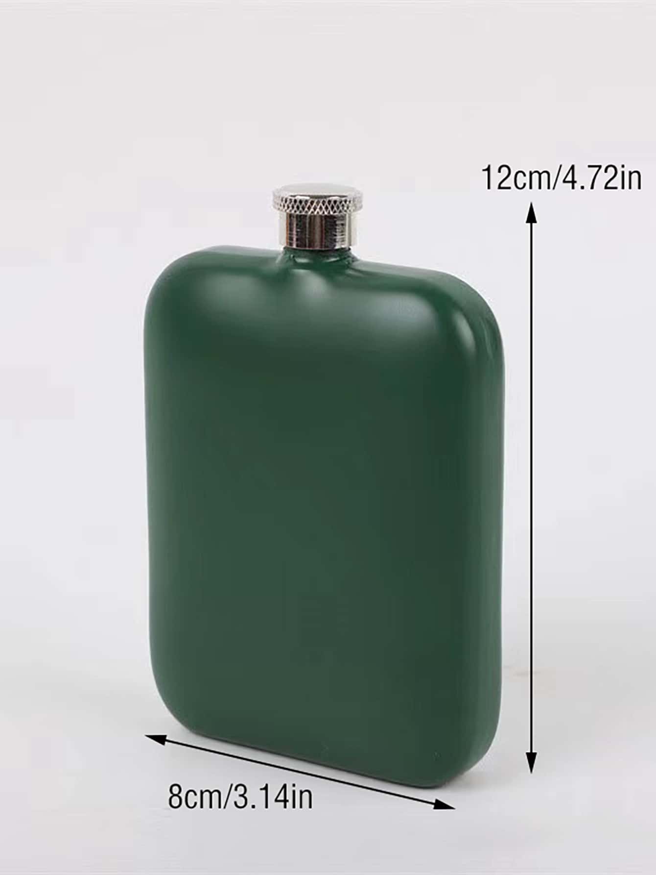 1pc Stainless Steel Hip Flask, Minimalist Portable Wide Mouth Flask For Outdoor SHEIN USA