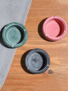 輪胎形狀家庭煙灰缸 - 紅色 - 查看 7