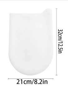 1 túi nhào silicon, túi nhào màu trắng tối giản cho nhà bếp - trắng - Xem 2