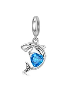 Colgante DIY con diseño de delfín plata - Plateado - Ver 1