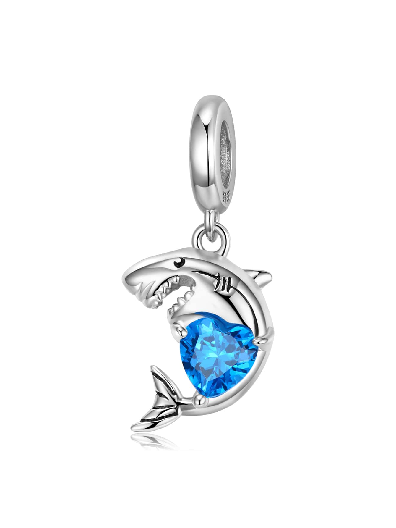 Colgante DIY con diseño de delfín plata - Plateado - Ver 1