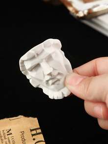 1pc ABS Decoration Craft, Modern Figure Design Decoration Craft For Home - White - View 7