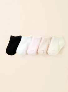 5pairs Baby Mixed Color Socks - Multicolor - View 2