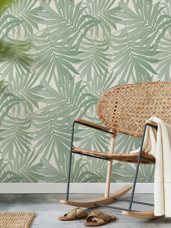 SUPSTICKER 1 Rotolo 40x120/300/500 cm, disponibile in tre dimensioni. Carta da parati autoadesiva a prova di umidità con stampa tropicale ad ago, rinforzata e impermeabile per decorare pareti di soggiorno, 120x40cm, disponibile in più colori, panelli decorativi staccabili per rinnovare, carta da parati, articoli decorativi primaverili per rinfrescare la tua casa, adesivi decorativi per feste, regali di laurea e compleanno