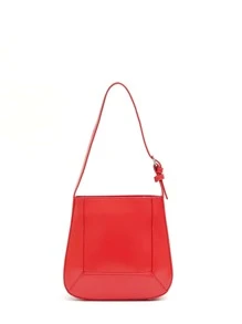 Túi vuông đỏ neon thời trang có dây đeo có thể điều chỉnh dành cho ngày lễ tình nhân - Đỏ - Xem 1