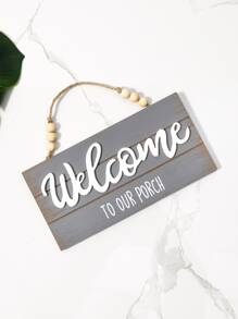 歡迎牆裝飾，適用於花園大門裝飾 - 彩色 - 查看 2