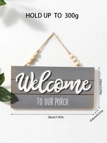 歡迎牆裝飾，適用於花園大門裝飾 - 彩色 - 查看 3