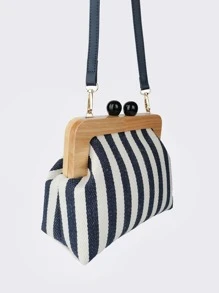 女士手拿包、晚装斜挎包、女孩设计师时尚条纹手提包、时尚新奇零钱包，适合新娘婚礼派对俱乐部、母亲节礼物 - 彩色 - 查看 6