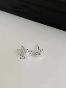 Heart Stud Earrings