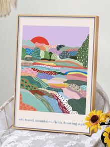 2 bức tranh vải canvas in hình chim hồng hạc màu nước trên nền hoa, thích hợp cho phòng khách, phòng ngủ, trang trí nhà cửa, không khung - Nhiều màu - Xem 3