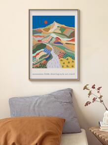 2pcs Watercolor Flamingo On Sweet Background Canvas Painting Prints, Wall Art Decor For Living Room, Bedroom, Frameless - Multicolor - View 6