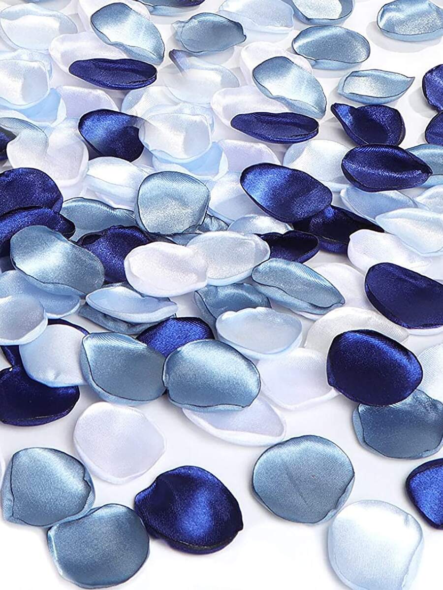 100入組/套滌綸五彩紙屑浪漫混色花瓣設計派對用五彩紙屑 - 藍色 - 查看 1