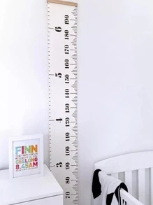 1pc Height Measurement Wall Hanging Ruler, Modern Height Measuring Ruler For Kids - White - View 4