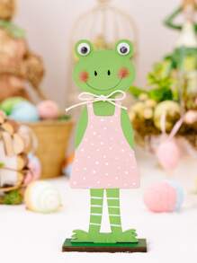 1 pieza Decoración creativo con diseño rana objeto de decoración para casa - Multicolor - Ver 1