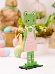 1 pieza Decoración creativo con diseño rana objeto de decoración para casa - Multicolor - Ver 4